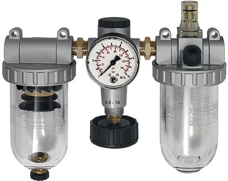 Wartungseinheit 3-tlg. »Standard«, mit PC-Behälter, bg 1, g 3/8 - Riegler