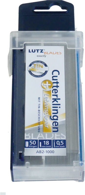 Lutz Abbrechklinge tin 18mm Pack a 50 St.