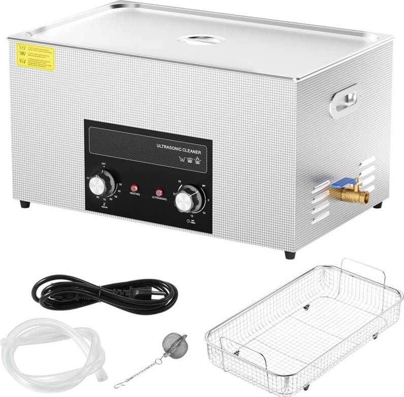 Thumbnail - 22L Ultraschallreiniger mit Heizung und Timer, 480 w digitale Schall-Kavitationsmaschine für Laborwerkzeuge, Metallteile...