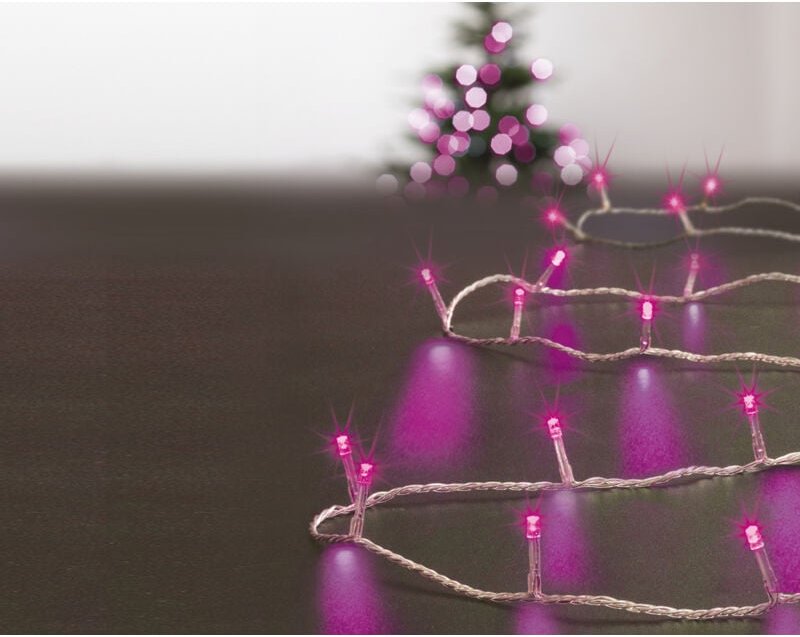 Lichterkette für Außen, mehrfarben, 100 led