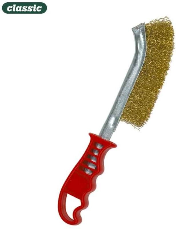 Kunststoffendbürste, Stahlbronze f116a Mota