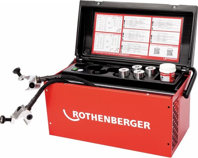 Rothenberger - Einfriergerät rofrost Turbo ii R290 1.1/4' inkl. 6 Einsätzen 12 - 35 mm