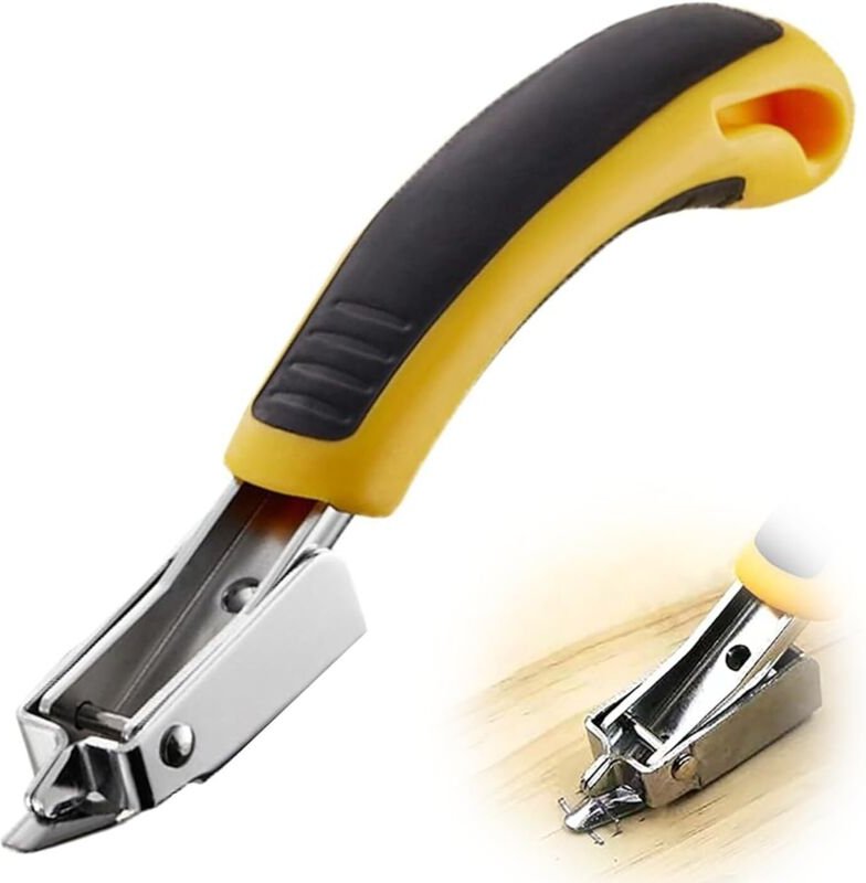 1 Stück Heftklammerentferner, Edelstahl-Heftklammerentferner, Edelstahl-Heftklammerentferner, zum einfachen Anheben, Gre...