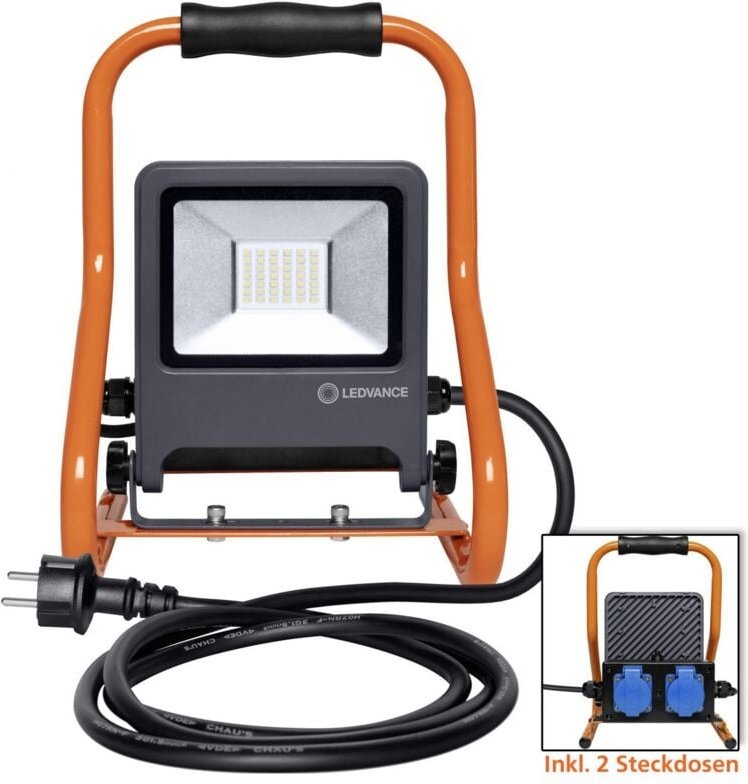 Ledvance LED Stahler R-Stand inkl. Mehrfachsteckdose, max. 3000 Watt