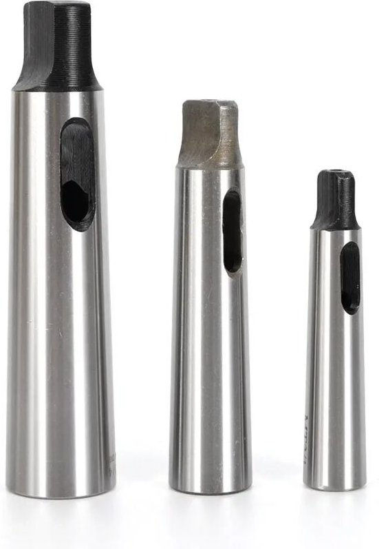 Gojoy - 3-tlg Reduzierhülse Morsekegel MK4-3 MK3-2 MK2-1 Konushülse Adapter MK4 auf MK1