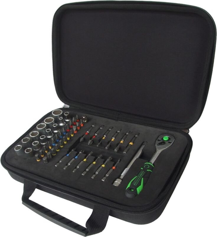 COMPETITION Mini-Bit-Stecknuss-Satz, 51-tlg