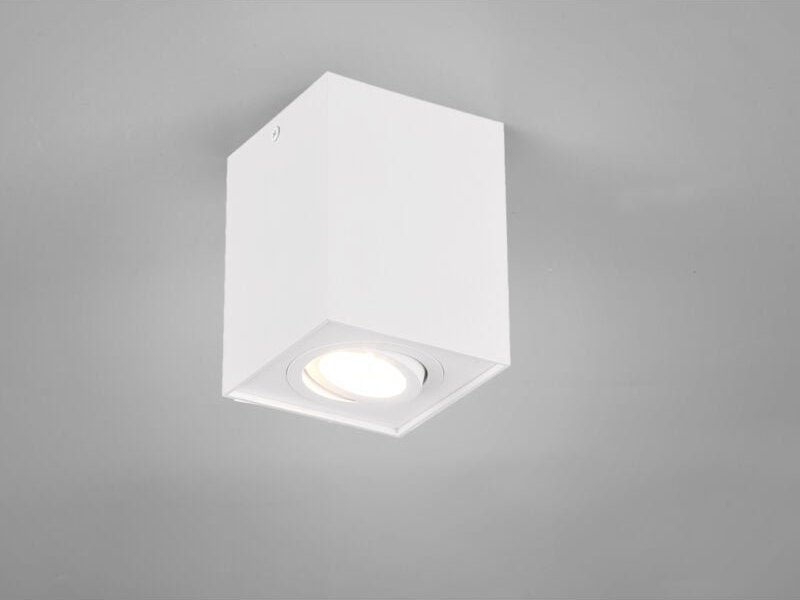 Led Deckenstrahler eckig Weiß, Breite 9,6cm