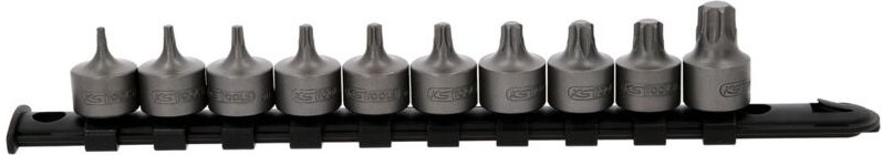 Ks Tools 3/8 Bit-Stecknuss-Satz Torx, kurz, 10-tlg T10-T55