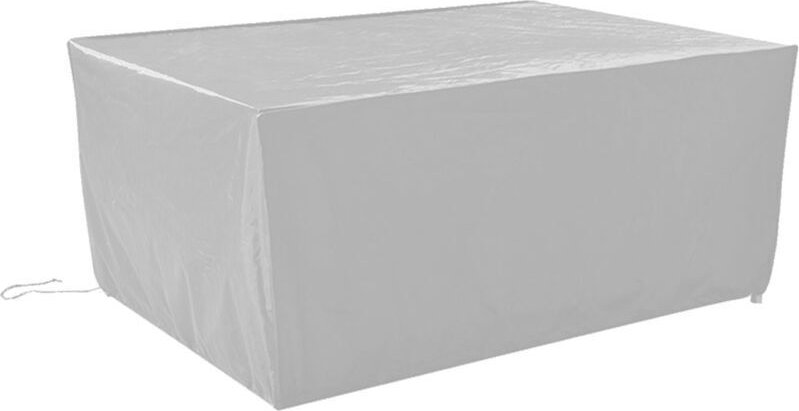 Gartenmöbelabdeckung aus 210D Oxford-Gewebe, wasserdichte Schutzhülle für Gartenmöbel, inklusive Seil, silberfarben, 152...