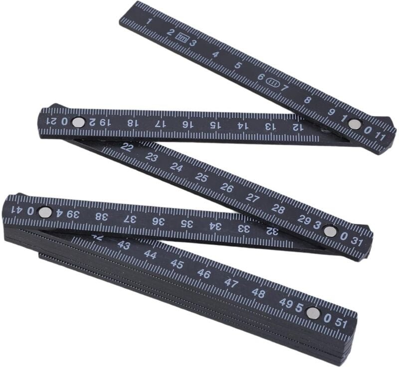 Stück 1 Meter Multifunktions-Klappmaßstab mit klarer Markierung für genaue Messungen bei Heim- und Werkstattprojekten. K...