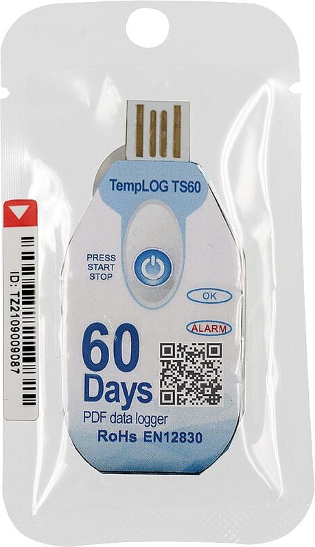 TFA - Dostmann 31.1062.02 TempLOG Temperatur-Datenlogger Messgröße Temperatur -30 bis 60 °c Ei