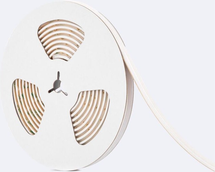 Efectoled - LED-Streifen 24V w cob 252 LED/m 5m 12W/m 1080lm/m Breite 10mm FreeCut IP65 CRI90 silicone flex 2200K Superw...