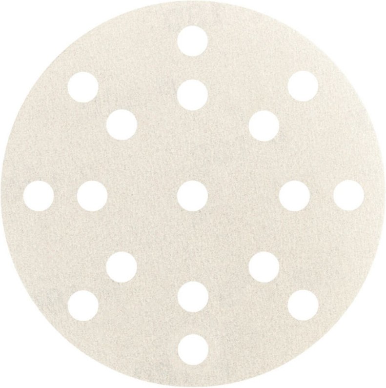 50 Haftschleifblätter 125 mm, P320, Farbe, 'multi-hole' (626864000) - Metabo