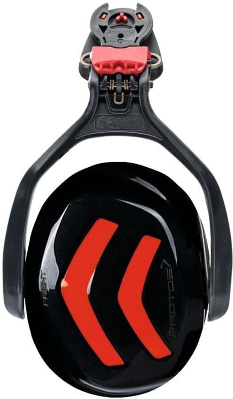 Integral Gehörschutz Kapsel/ Kapselgehörschutz Schwarz/Rot - Protos