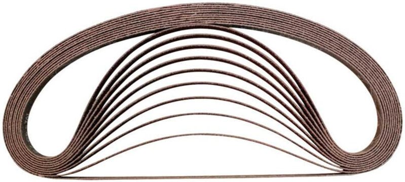 Bandes abrasives 9x533 mm rouge multimateriaux Grain 40 (10 pcs) Makita A-34447