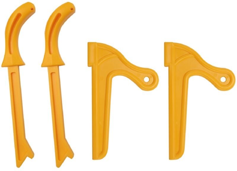 4Pcs Steady Jointers Tisch Sah Grip Push-Stick Set Sicherheit Block Holzbearbeitung Werkzeug Holz Drücker