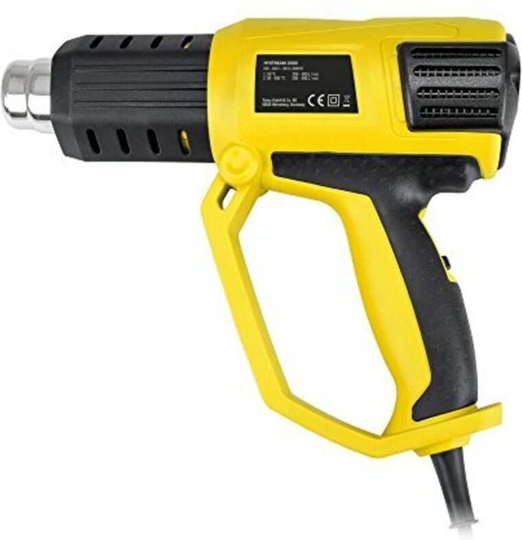 Thumbnail - TROTEC Heißluftpistole HyStream 2000 – Heißluftfön Temperaturstufen 50 °/ 650 °, 2000 W – Überhitzungsschutz, LCD Displa...