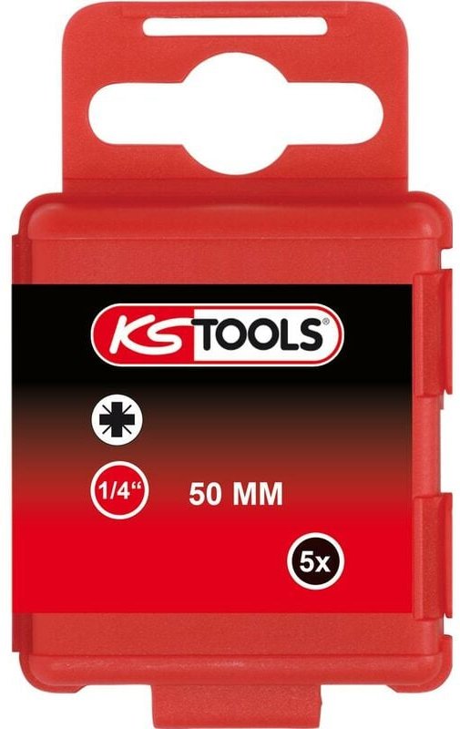 1/4" Bit PZ, 50mm, PZ4, 5er Pack