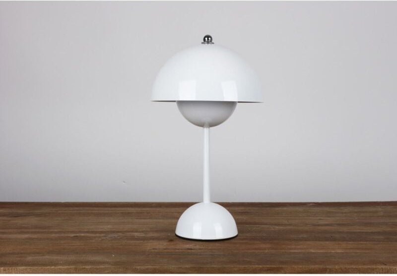 Tischlampe kabellos Metall 18x30cm led Touch usb Lampe Nachttischlampe Tischleuchte