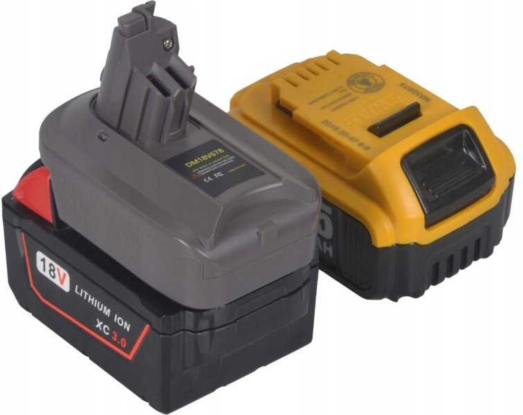 Dewalt/Milwaukee-Adapter für Dyson V6/V7/V8-Akku