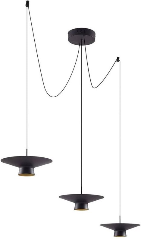 Norvind' aus Metall dimmbar für Wohnzimmer & Esszimmer von Lindby