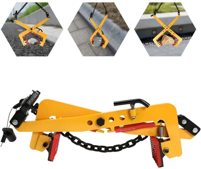 500 kg Randsteinzange Ziegelzange Ziegelgreifer
