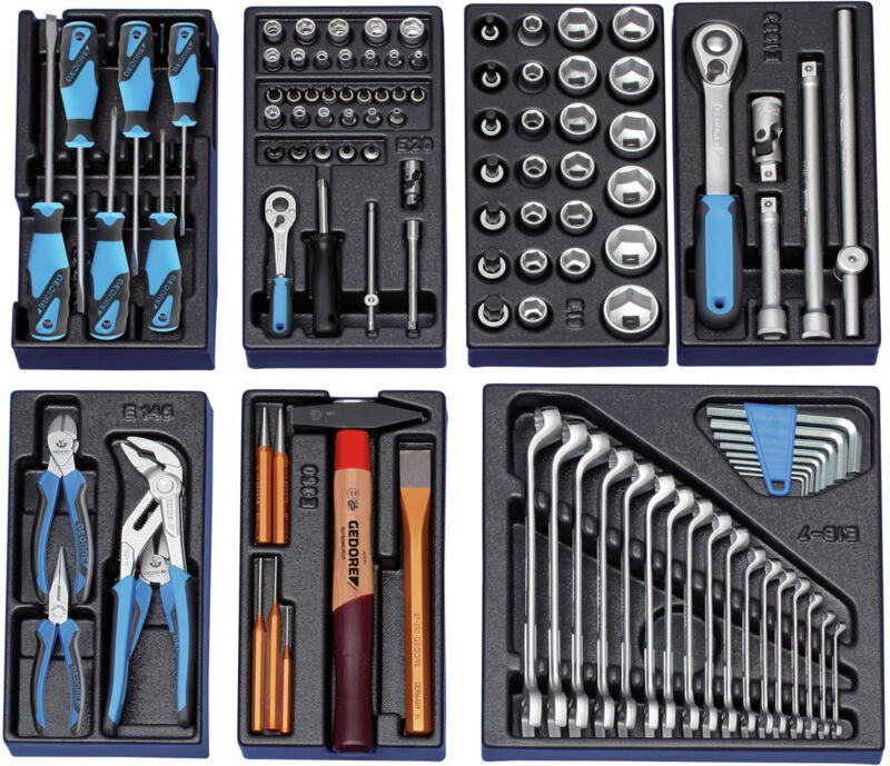 Modul-Sortiment klein, 104-tlg. - Gedore