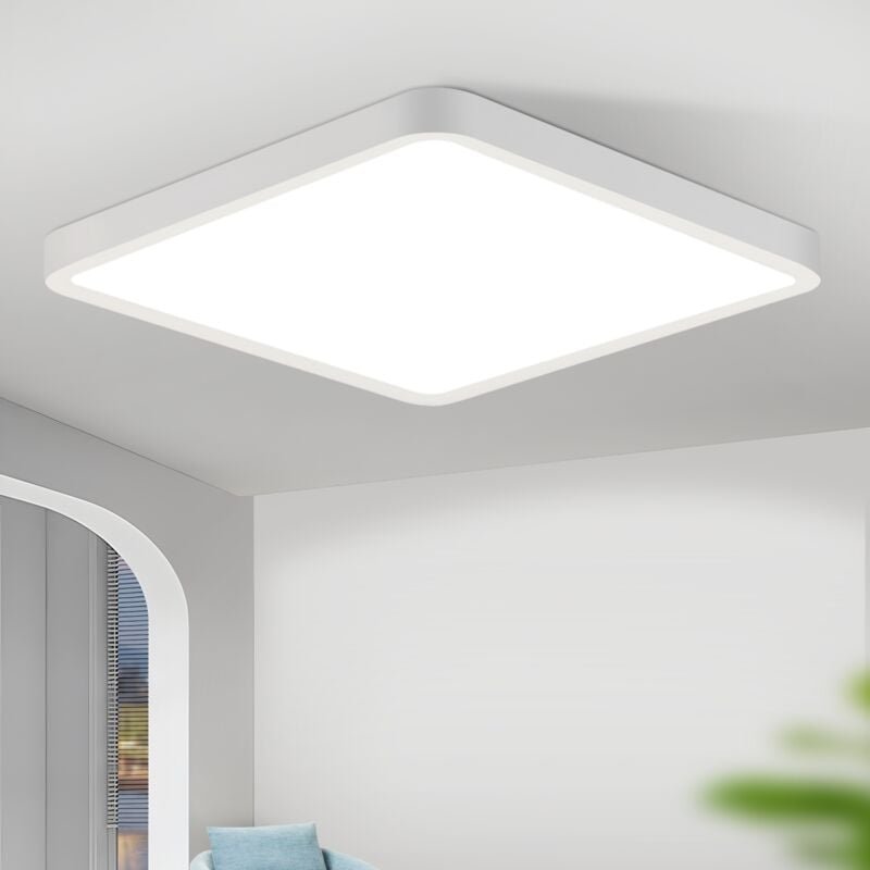 Deckenlampe led Deckenleuchte Flach - 23CM Badezimmerlampe Weiß 18W Flurlampe Deckenbeleuchtung Schlafzimmer 6500K Küche...