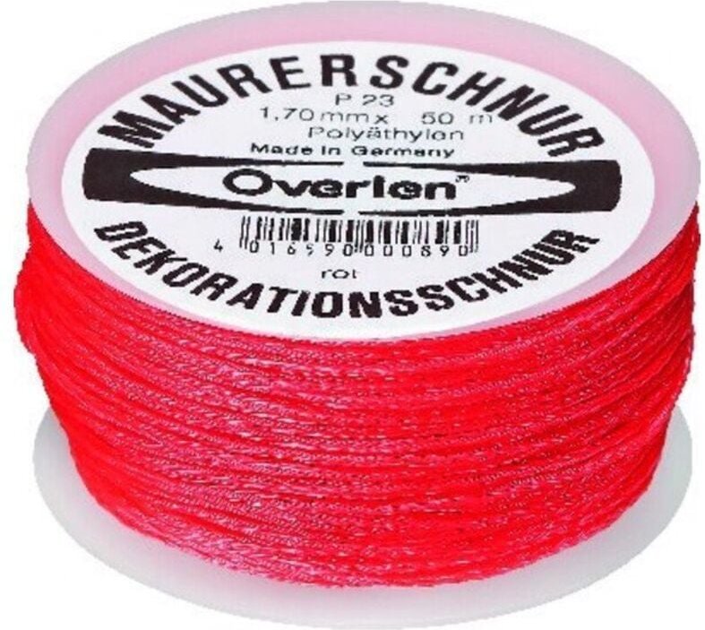 Overmann - 002301000301000AA Maurerschnur Länge 100 m ø 1 mm 15 kg Polyethylen ro