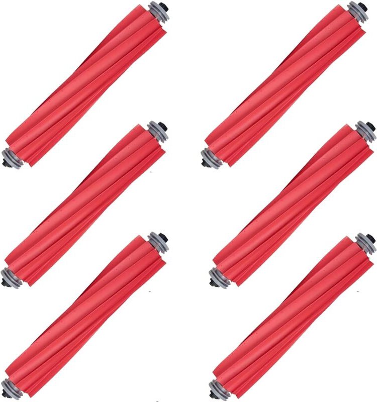 6 Hauptbürsten Kompatibel mit Roborock S7 S7 Plus S7 MaxV S7 MaxV Plus S7 MaxV Ultra, Rollbürsten für Q7 Q7 Plus Q7 Max ...