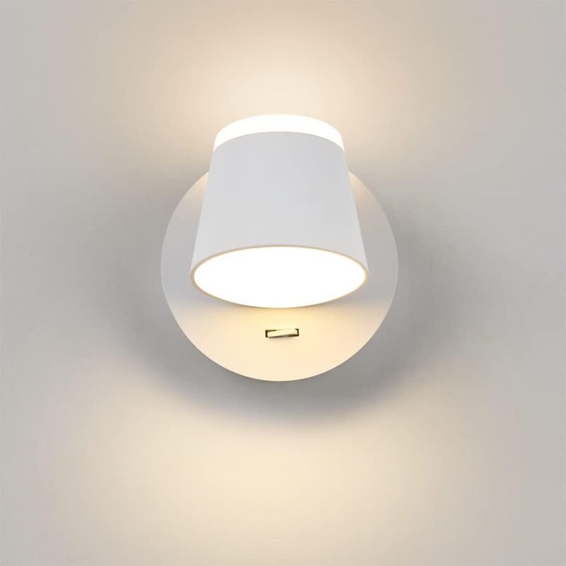 Applique a LED per camera da letto, applique a LED, applique per scale interne, applique per testiera, interruttore/LED ...