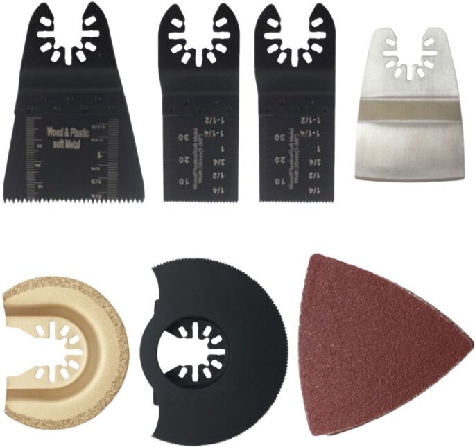 16-teiliges oszillierendes Sägeblatt-Set, Zubehör-Set für oszillierende Multifunktionswerkzeuge, Zubehör-Set für Werkzeu...