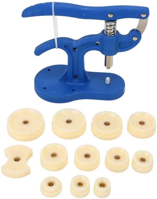 12-teiliges Uhrenrückseiten-Werkzeugset, verhindert Rutschmontage, Gehäuseschließer-Reparaturset für Uhrmacher