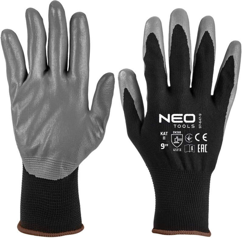 Thumbnail - Arbeitshandschuhe, ntrilexbeschichtetes Polyester, 4131X, Größe 9