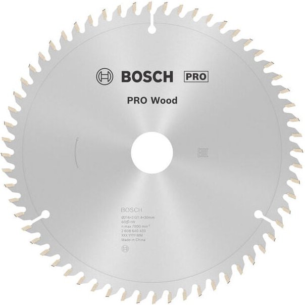 Pro Holz KSB,216x2x30mm,T60 - 2608640433 - Bosch