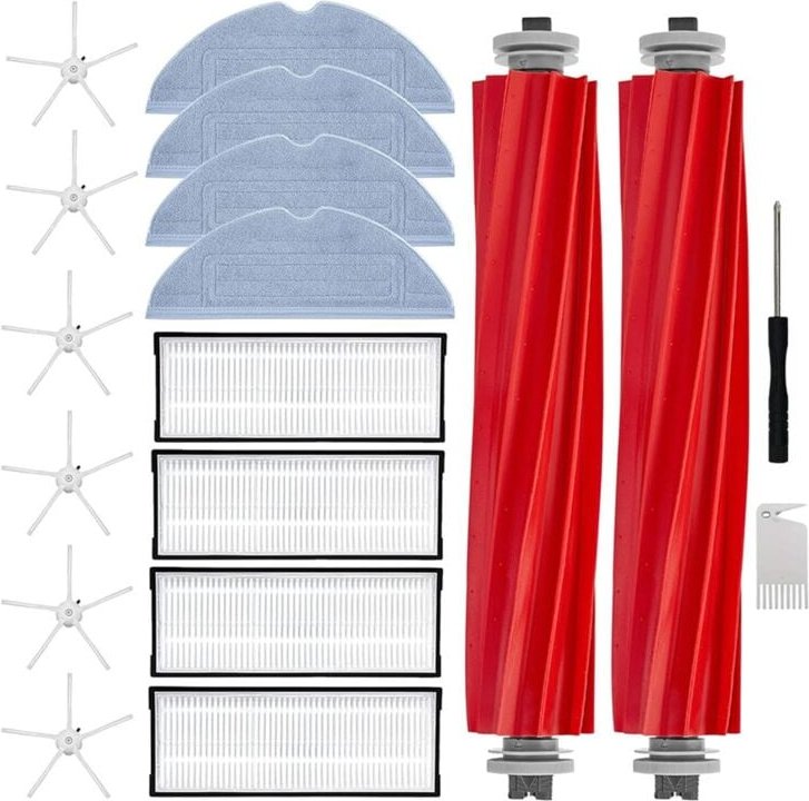 Zubehörset für S7 Pro Ultra/S7 MaxV Ultra, Staubbeutel, Hauptbürstenrolle, Zubehör für Roboterstaubsauger