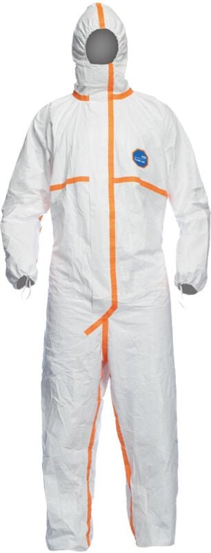 Gr .2XL (62/64) TYVEK® 800 J SCHUTZANZUG weiß TYVEK® 800J PROTECTIVE SUIT