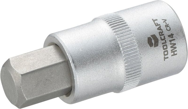 TOOLCRAFT 816161 Innen-Sechskant Steckschlüssel-Bit-Einsatz 14 mm 1/2" (12.5 mm)