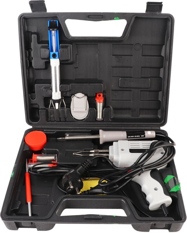 Schnelles elektrisches Lötkolben-Zinnpistolen-Set, industrielles Haushaltsschweißwerkzeug, EU-Stecker, 220 V