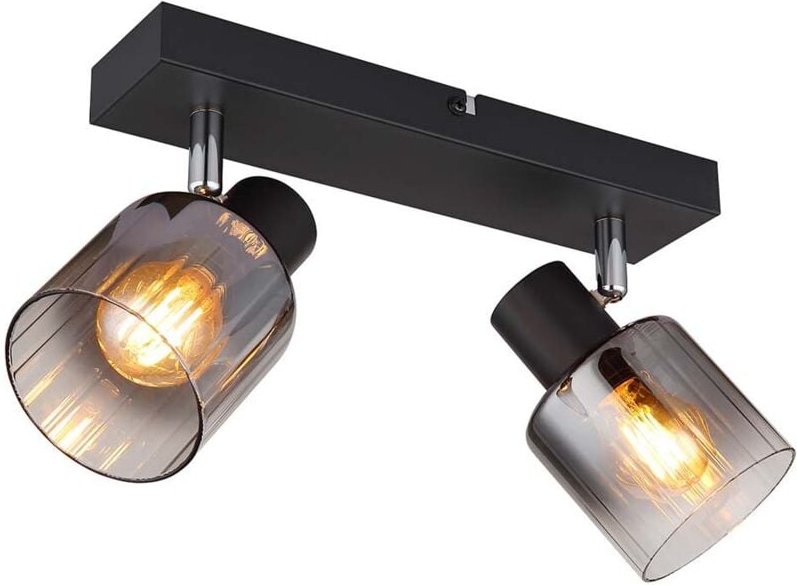 Thumbnail - Deckenlampe Wohnzimmerleuchte Schlafzimmerlampe Spots beweglich 2 Flammig l 26cm