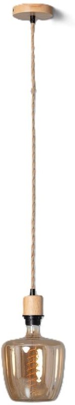 Pendelleuchte Naturfasern Big Sami Ø450 mm ILUZZIA Natürlich - Geflochten