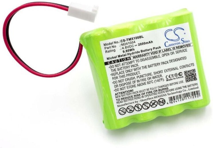 Vhbw - Akku kompatibel mit Teleradio LI-TX-MD10, LE-TX-MX10, LI-TX-MN6 Industrie-Funkfernsteuerung Fernbedienung (2000 m...