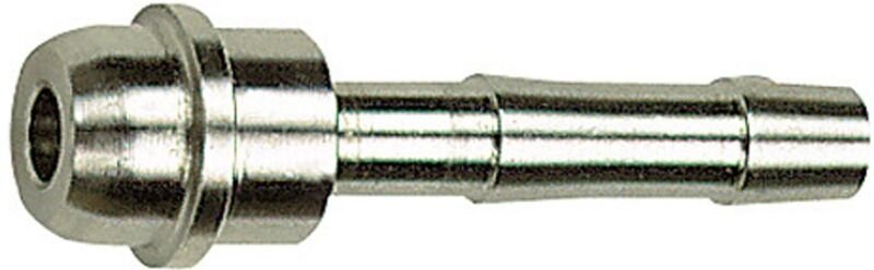 Riegler Tülle, Kugelnippel, für LW 4, für Überwurfmutter G 1/4, ES 1.4571