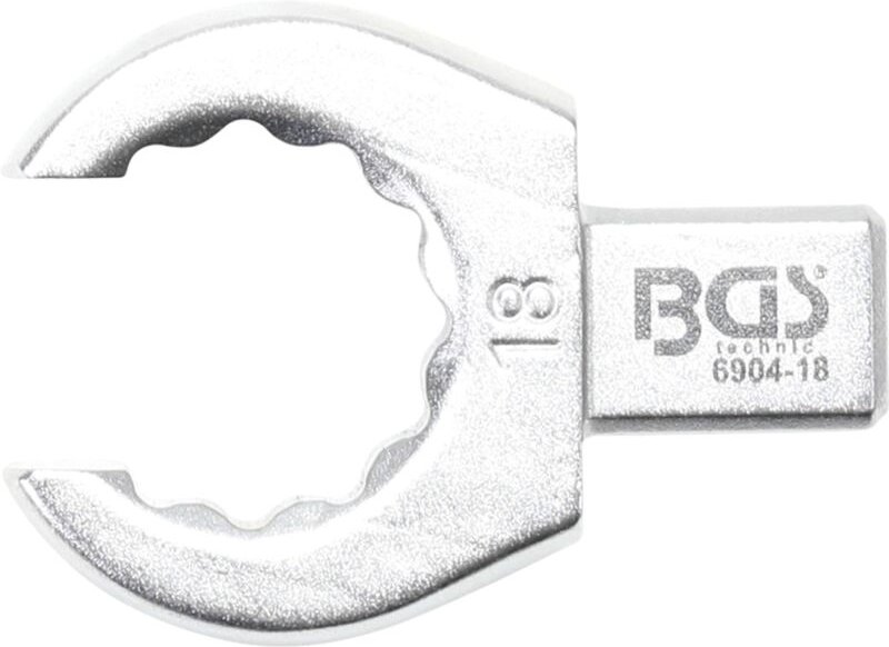 Thumbnail - Einsteck-Ringschlüssel offen 18 mm Aufnahme 9 x 12 mm