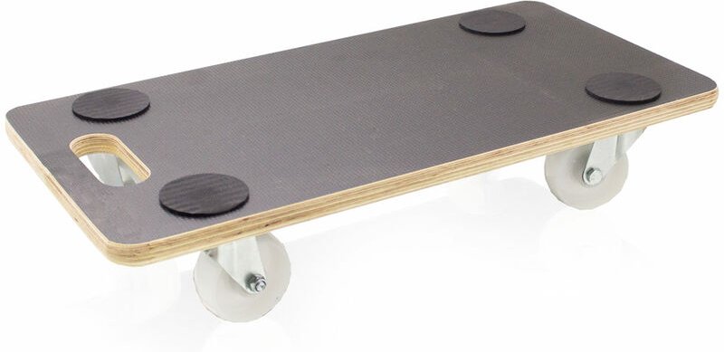 Thumbnail - Transportroller Möbelroller Rollbrett Umzugsroller Allzweckroller Rechteck Schichtholz 58 x 28,5 bis 200Kg - Bituxx