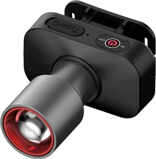 Starkes Licht, LED-Scheinwerfer, superhelle Zoom-Taschenlampe, usb wiederaufladbar, Aluminiumlegierung