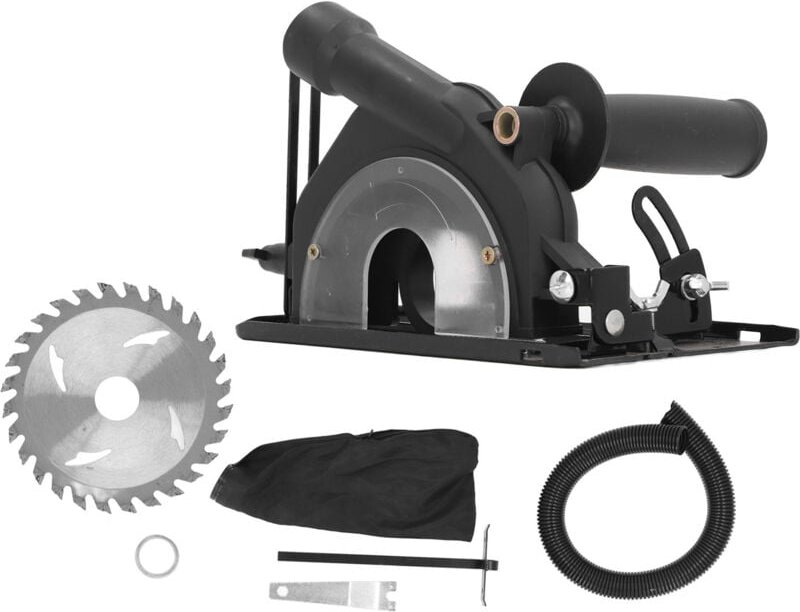 Schneidhalterung Schutzabdeckung für Winkelschleifer, verstellbare Winkelschleifer-Schutzabdeckung für 100 bis 125 mm Wi...