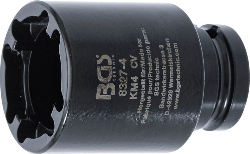 Thumbnail - Nutmutternschlüssel Zapfen innen liegend KM4