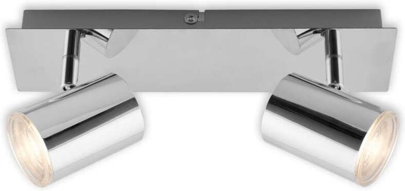 Briloner - led Badleuchte Spotleuchte IP44 GU10 IP44 5 w chrom Metall-Kunststoff