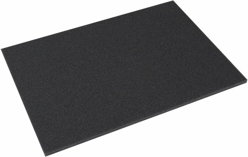 HMF - 14510 Boden, Schaumstoffeinlage für Werkzeugkoffer, Tabletop, Koffereinlage, 440 x 10 x 315 mm